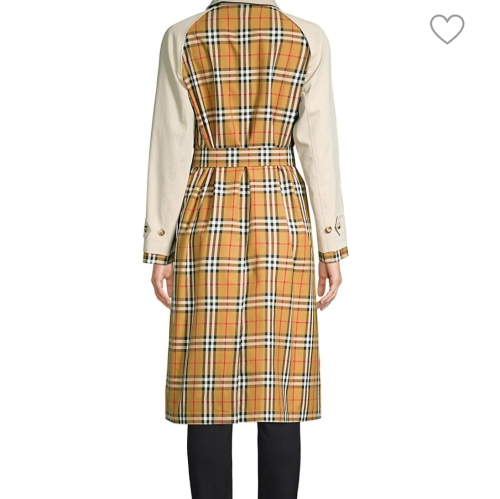 Burberry Guiseley Inside-Out Trench Coat Sz US 2 - Picture 5 of 14